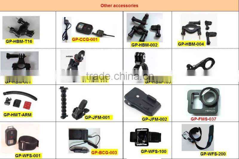 22014 NEW!Telesin surfboard set Tethers for GOPRO Hero 3+ / 3 + DV - Black