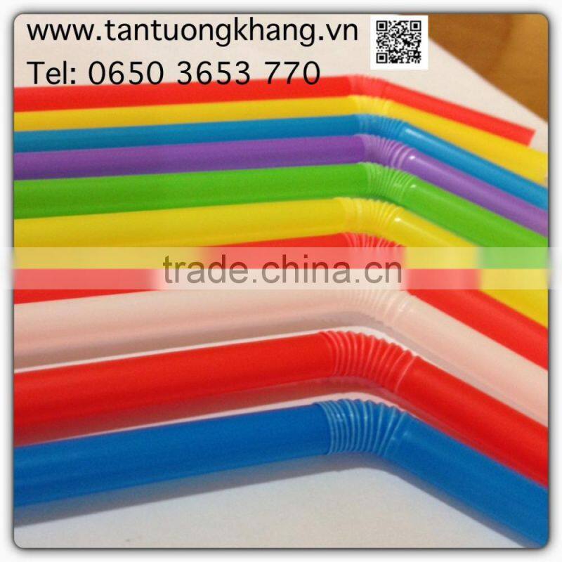 SEDEX, WCA INTERTEK Audited Flexible Drinking Straw, Packaging Upon Customer's Request