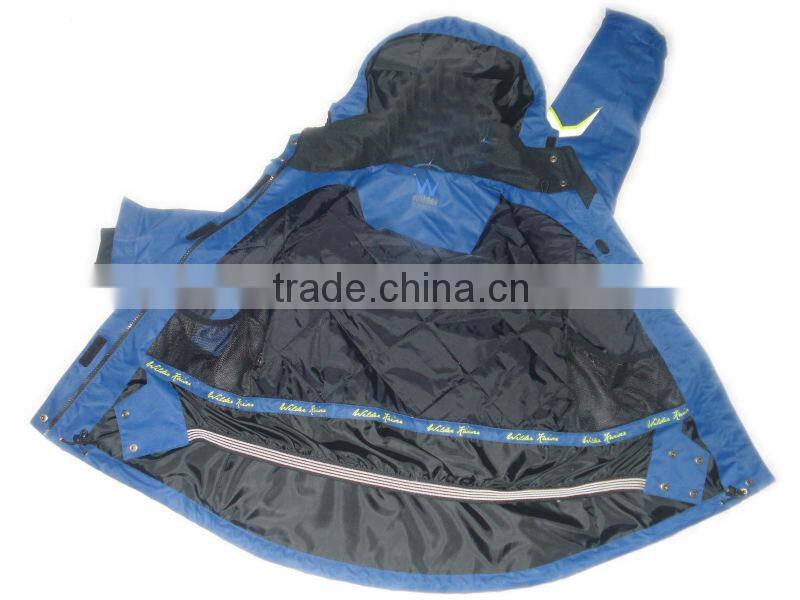Outdoor sport hoodes red plain skiing customize your own winter jacket