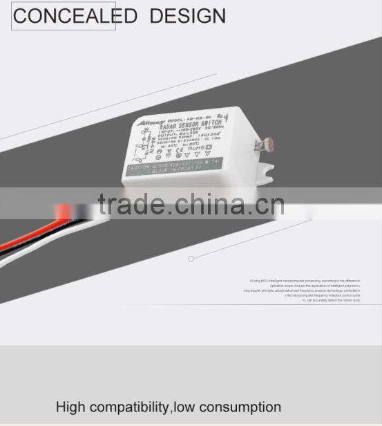 2015 hot selling sensor switch dc12V sensor switch 35W led light switch with motion sensor micro switch indoor sensor switch