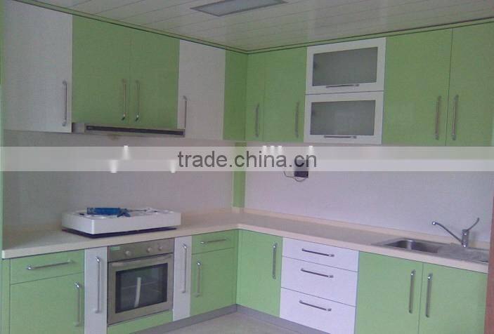 kitchen cabinet & material facotry (high gloss uv mdf & acrylic mdf)/Commercial Stainless Steel Kitchen Cabinet
