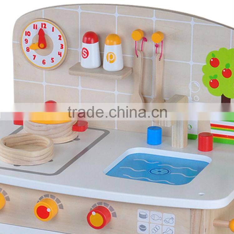 New diy kids play kitchen toy set, wooden kitchen toy, kitchen toy
