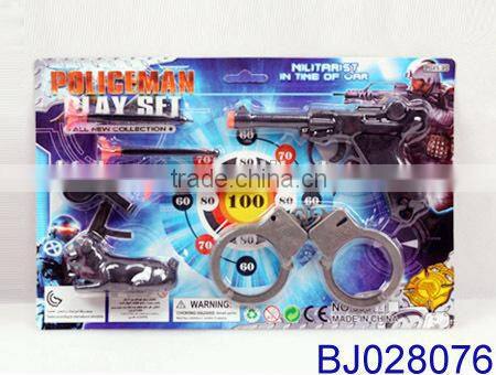Cheap kids plastic toy factory new hot policeman play set