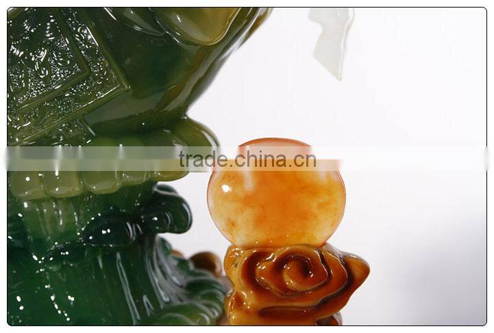Resin Jade Chinese luckly horse ,Fengshui Horse ,Money horse