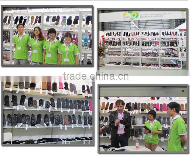 cheap leather pig suede working gloves