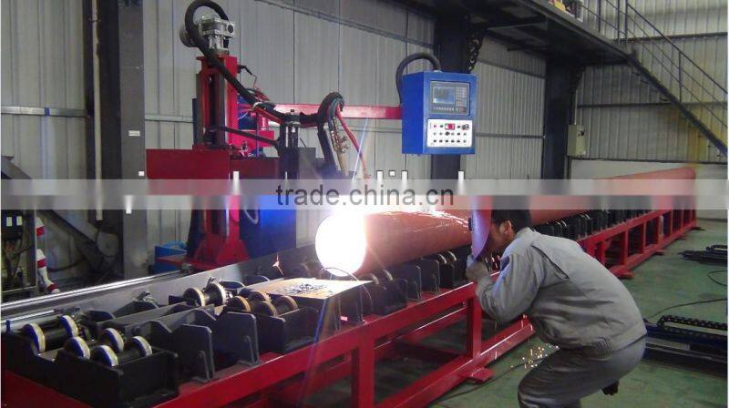 High Speed Piping Spool Flame and Plasma Cutting & Beveling Machine