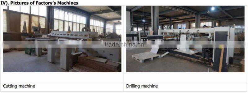 Bright color modern kitchen cabinets, wooden sideboard