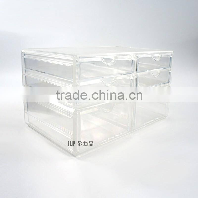 Acrylic cosmetic makeup storage case