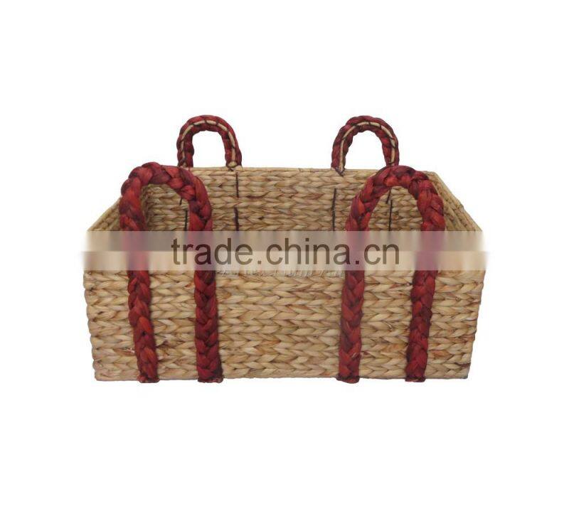 Water hyacinth fruit basket,water hyacinth storage basket