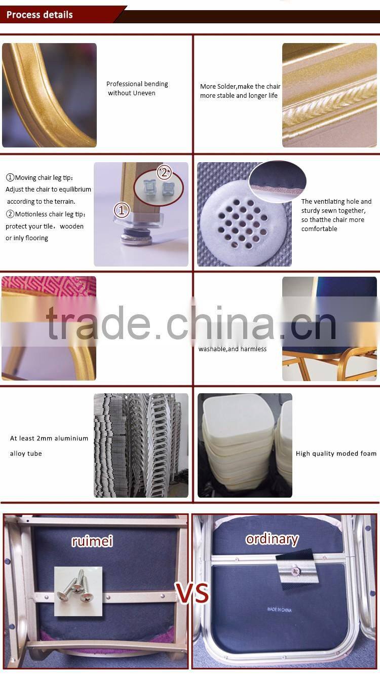 E-029 Cheap metal frame restaurant cafeteria cushioned chair