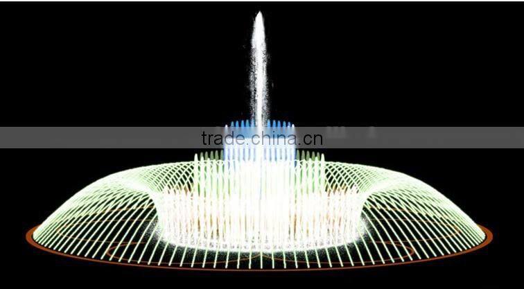 Color changing outdoor musical dancing fountain 3m angel water fountain