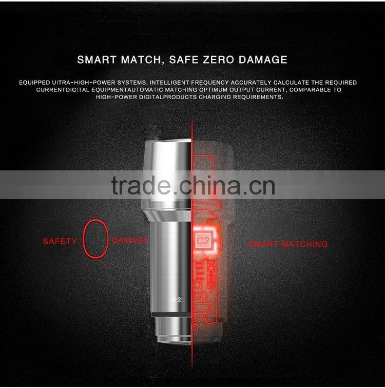 New 2015 2-Port Dual USB Car Charger for iPhone 4s 5s iPod ipad samsung galaxy s4 i9500 s3 note 2 All phone 5V-2A