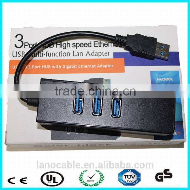 Factory OEM AX88179 gigabit rj45 to usb 3.0 adapter for WIN8
