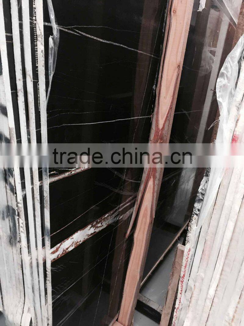 black granite black marble Noir Picasso black marble with veins