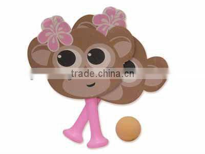 Sponge racket purple flower growing sponge toys