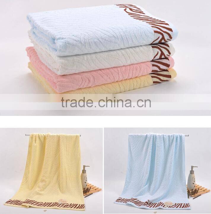 High quality luxurious hotel towel 100% cotton customized yarn-dyed bath towel