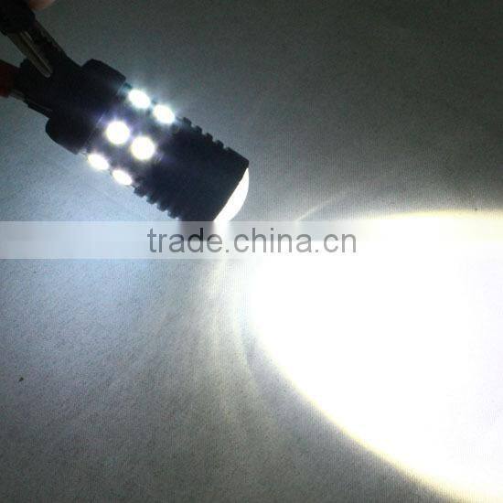 High Power 3156 3157 7443 Bright White 12SMD LED Backup Reverse Light Bulbs 7W