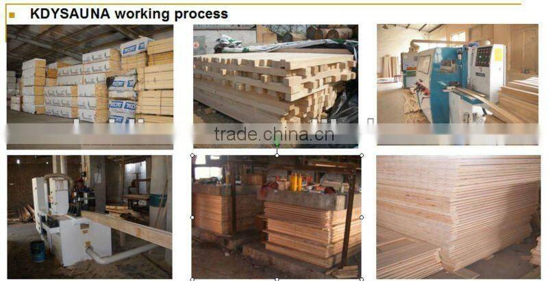 3 or 4 perosn Sauna house with Canadian hemlock wood