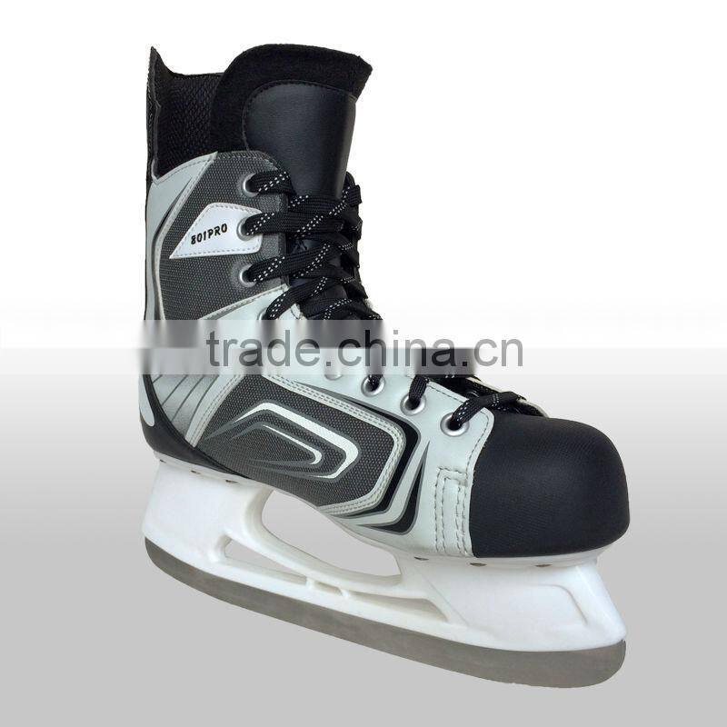Hot selling Cheap inline skates Autumn PVC custom design ice hockey skates shoes for ice rink