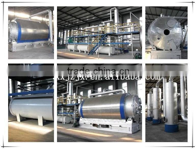 China JZ Machine recyling plastic to oil with high output