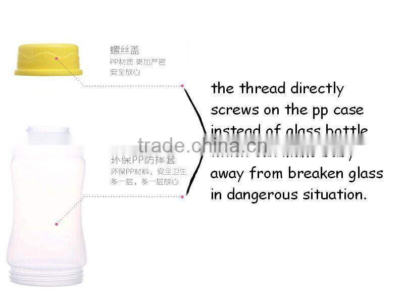 most popular baby milk bottle/baby glass bottle