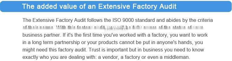 Factory Audit In China