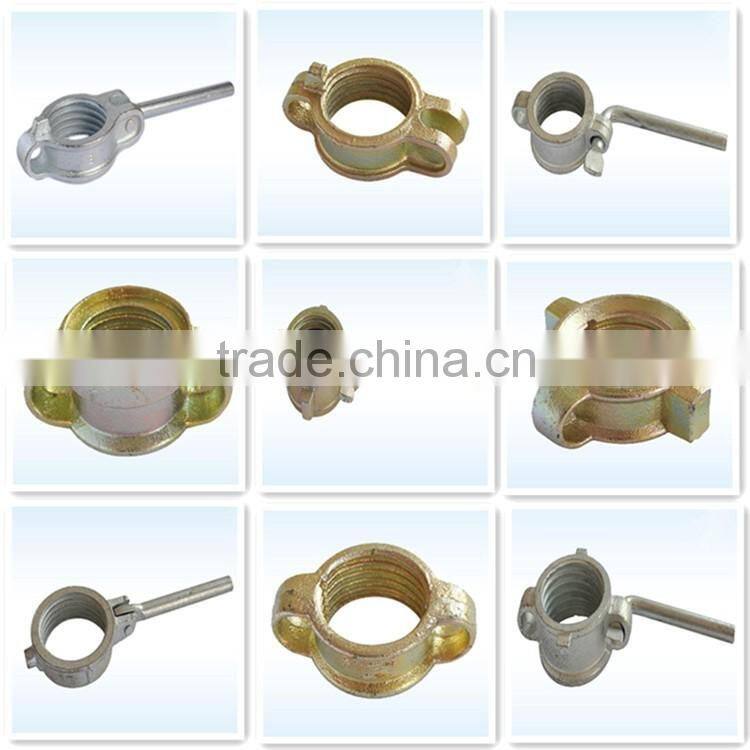 Galvanized prop nut/scaffolding prop accessories sleeve and nut