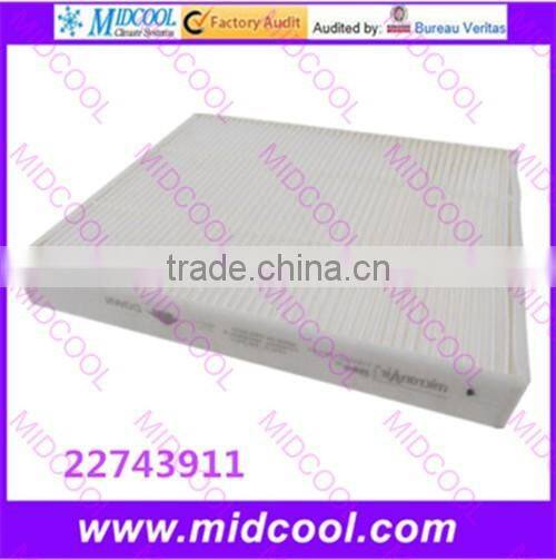High quality air filter cabinfilter for 22743911