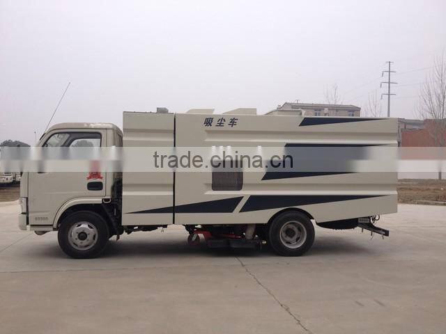 high performance dongfeng 4m3 vacuum street sweeper