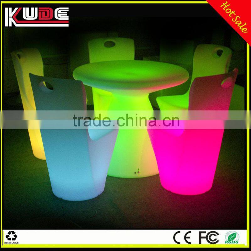 LED Furniture KD-F865 modern LED dining table for restaurant