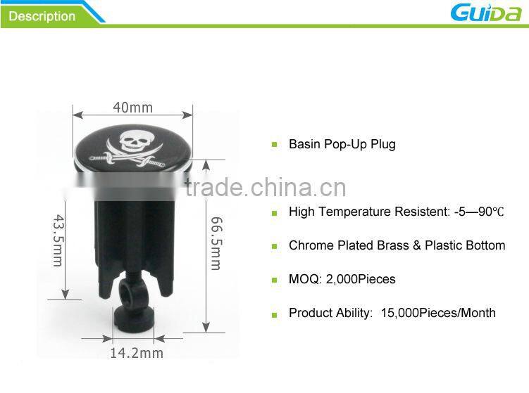 Bathroom Sanitary Basin Fitting Plastic Stopper