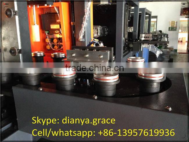 PET jar blow moulding machine, manual blowing machine, automatic PET manual blow molding machine