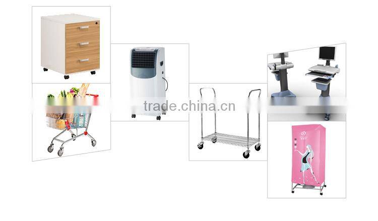 JKU50 Furniture Parts PU Cover Plastic Furniture Glides