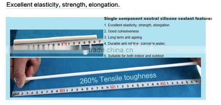 Fast dry Water proof Neutral silicone seal gum for water tank