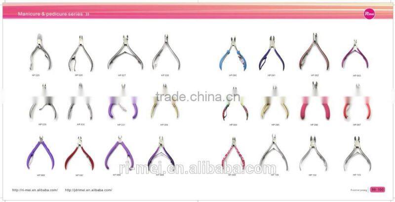 manicure stainless steel cuticle nipper