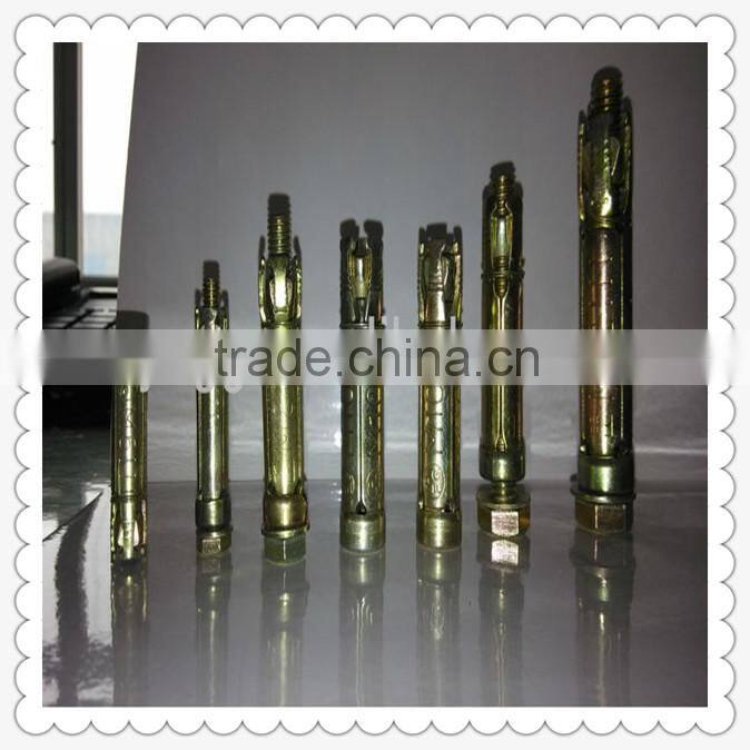 High quality sleeve anchor with hex bolt