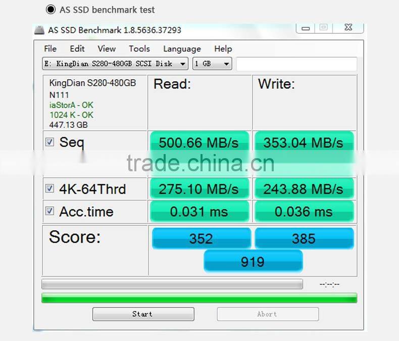 480GB SATA3 2.5' SSD Memory card hard disk KingDian Solid State Drive
