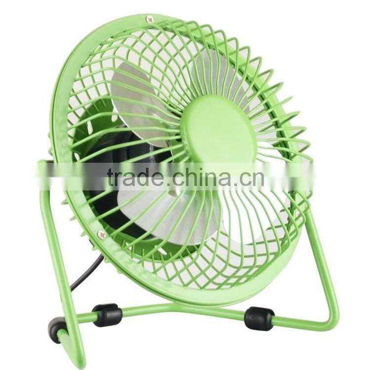 Electric metal portable office desk USB mini fan cooler