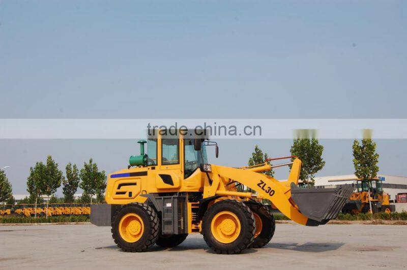 4WD By wheel and Wheel Tractor Type mini wheel loader