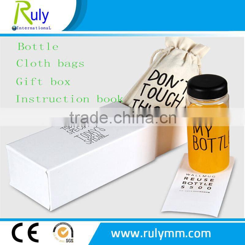 Young water bottel in PC tritain material 500ml plastic water bottle