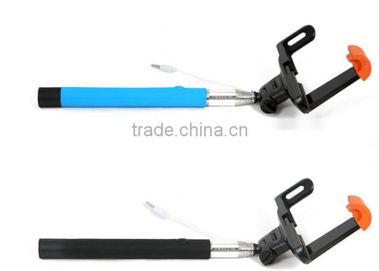 Handheld selfie stick with bluetooth remote shutter and monopod, wireless monopod selfie stick