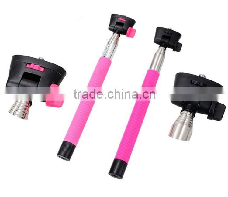 Handheld selfie stick with bluetooth remote shutter and monopod, wireless monopod selfie stick
