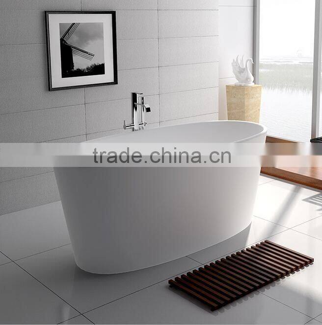 modern art baths /small freestanding bathtub / solid surface bathub,resin stone bathtub