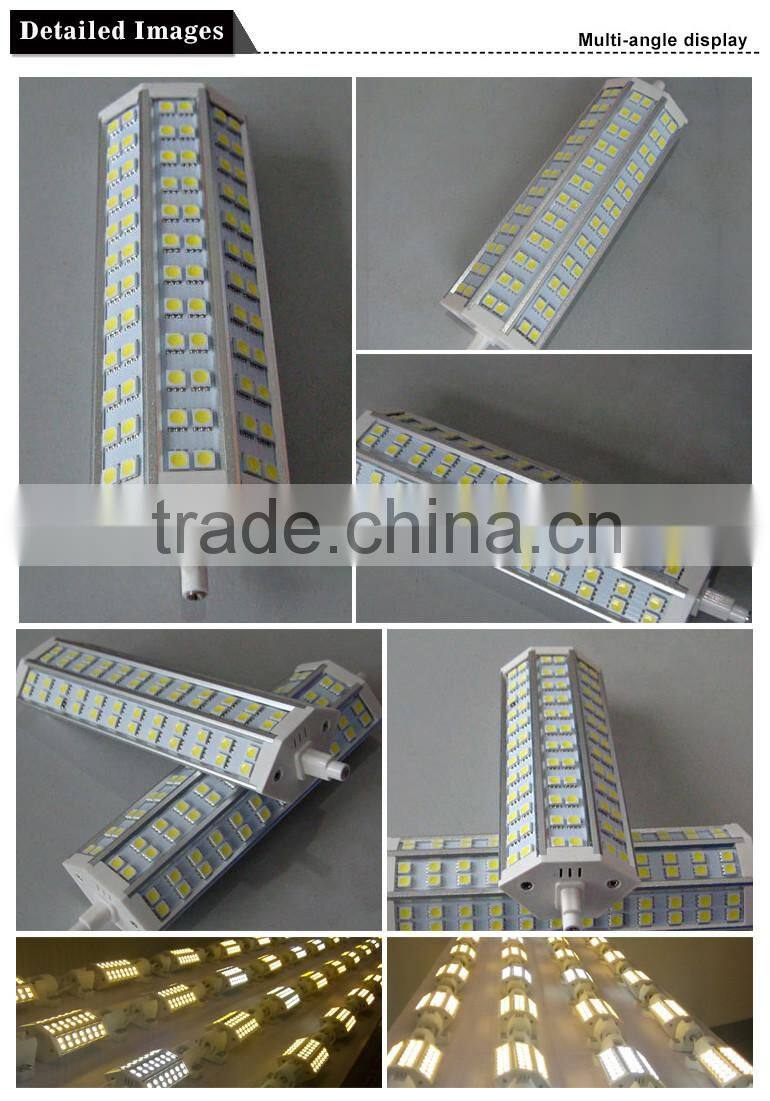 Haining Mingshuai LED bulb R7S LED ceramic flood light 189mm 5050 SMD 15W linear dimmable replace J189 halogen Lamp