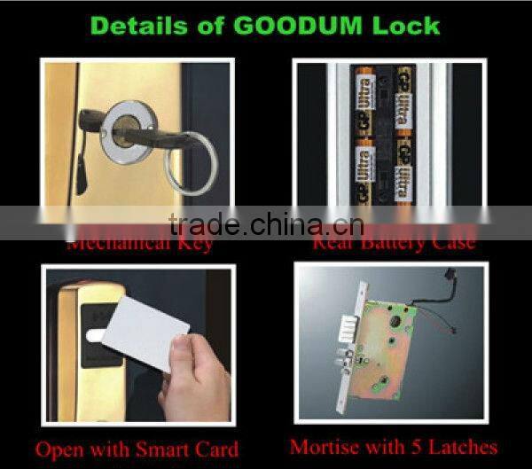 rfid chip card door lock