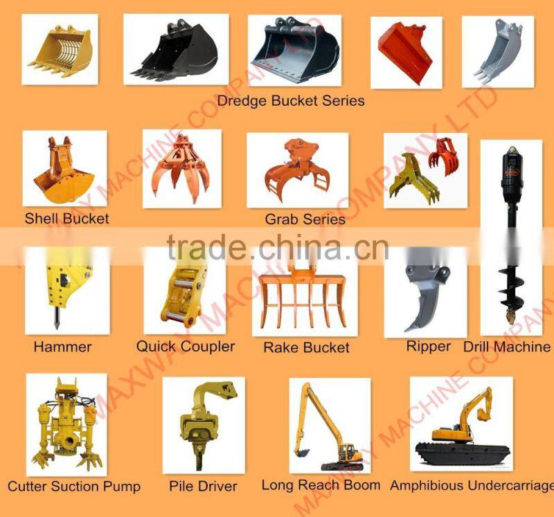 High Quality Durable Swamp Buggy Excavator Steel Chains and Track Shoes , Floating Excavator Chains , MAXWAY Machine Company