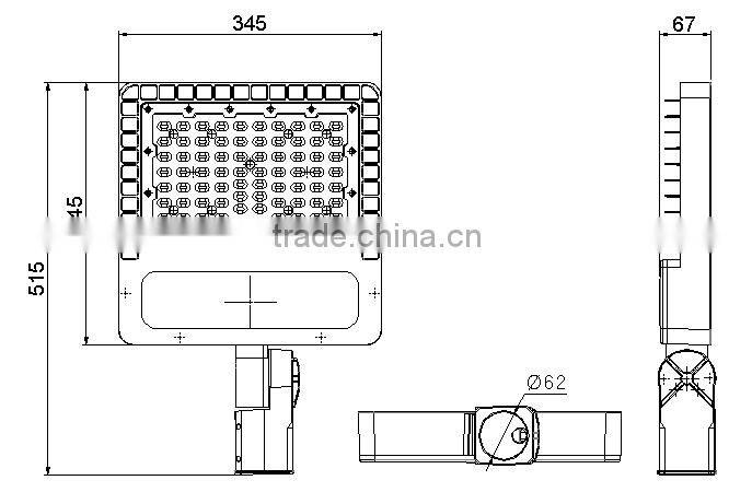100w 150w 200w 300w street led lighting, price led street light, led street light price list