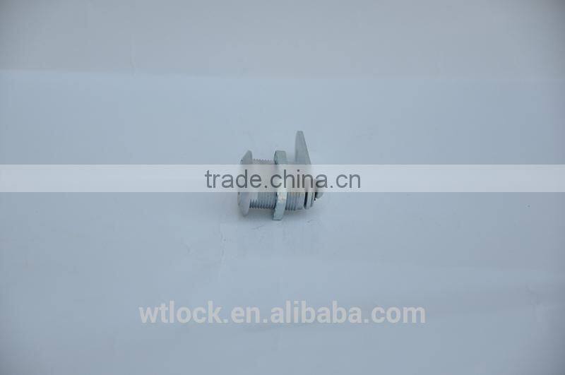 Zinc alloy file cabinet lock stainless steel finish blade cam lock