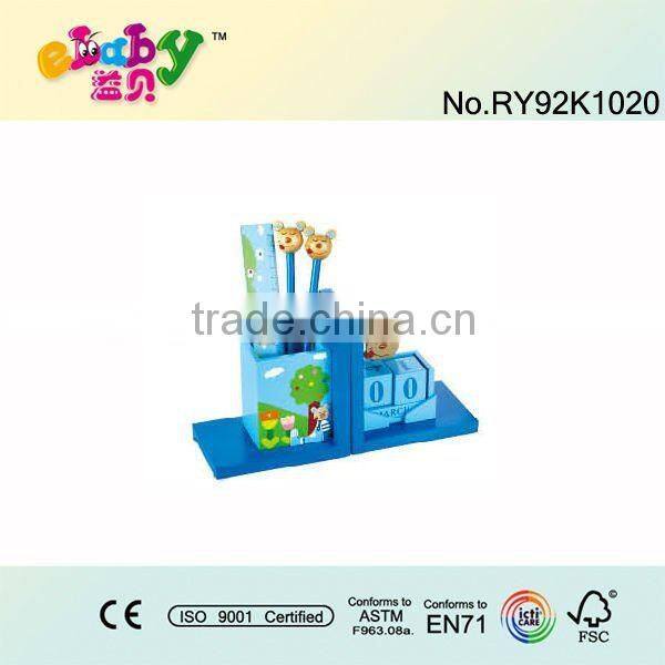 wooden stationery set