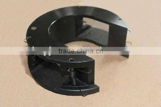 hydraulic tongs' backup jaw plate frame